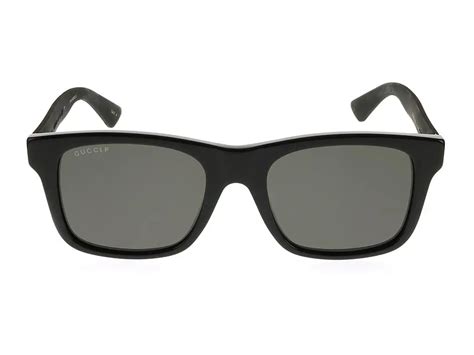 gucci gg0008s sunglasses 002 black on mne|gucci havana square sunglasses.